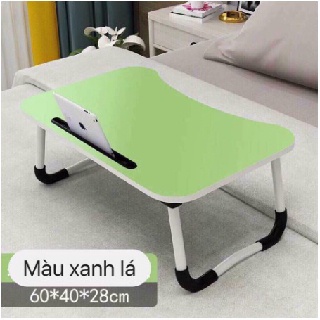Bàn học gấp gọn tiện lợi có khe cắm ipad với nhiều màu sắc lựa chọn