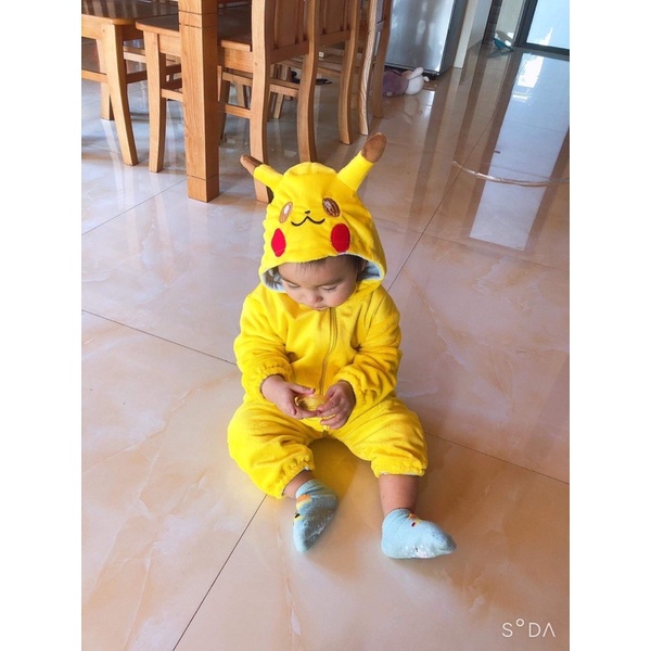 Bộ quần áo liền thân hình ngộ nghĩnh cho bé