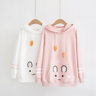 Áo Khoác Hoodie Thỏ & Cà Rốt HQ AK08