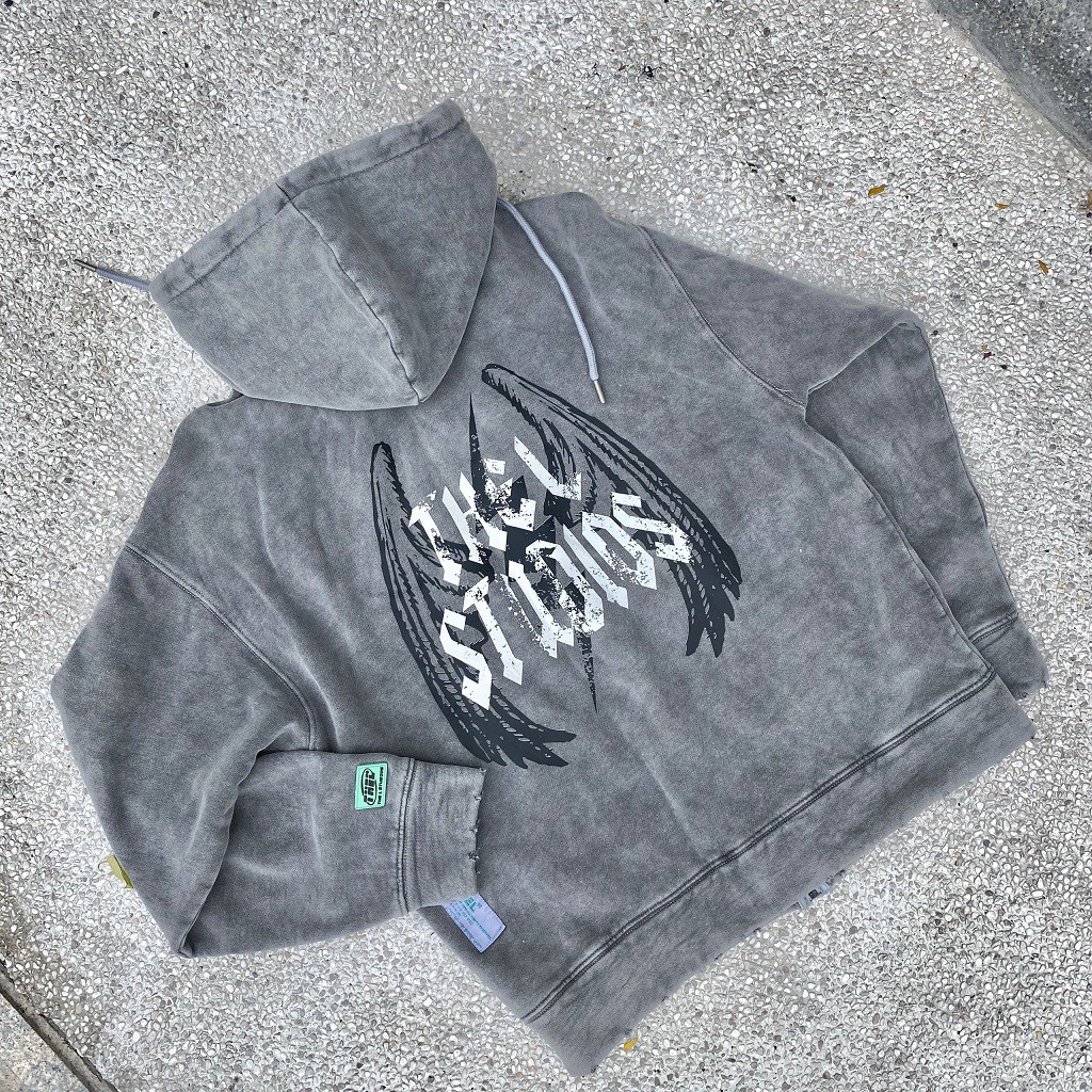 THELSTUDIOS - Áo khoác Acid Wash | BigBuy360 - bigbuy360.vn