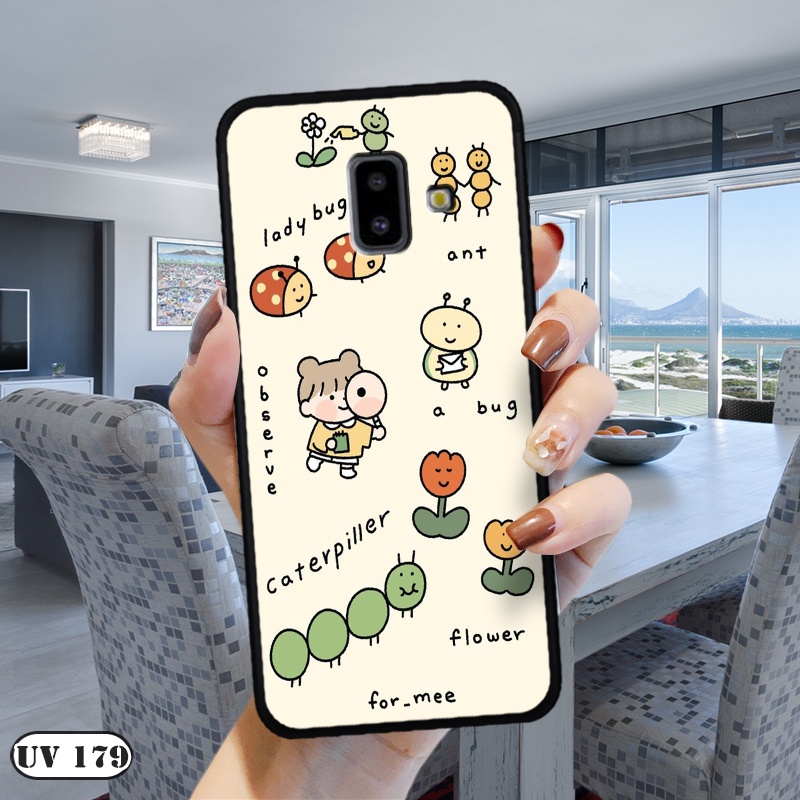 Ốp nhám viền dẻo cho điện thoại Samsung Galaxy J6 Plus