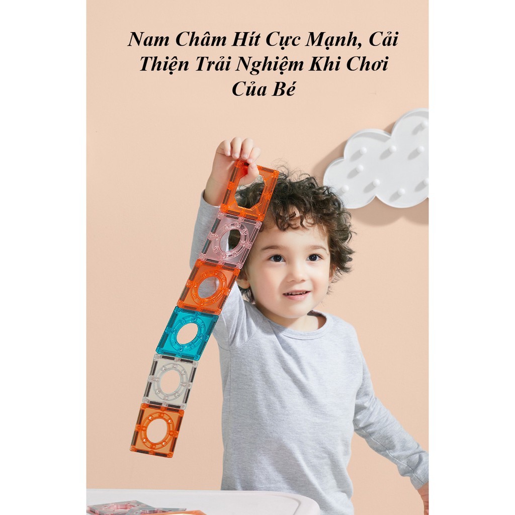 Xếp Hình Nam Châm Thả Bi Magnetic Blocks - KUB