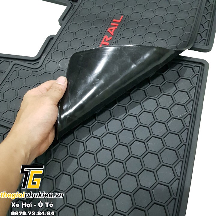 Thảm sàn, lót sàn cao su 3D Cao cấp cho Nissan X-Trail, Xtrail
