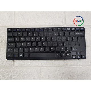 Bàn Phím Laptop Sony Vaio SVE14 SVE 14 Sẵn Khung màu ĐEN SVS14 SVE14A SVE14AA12T SVE14A17ECW SVE14AE13L SVE14A1S1E
