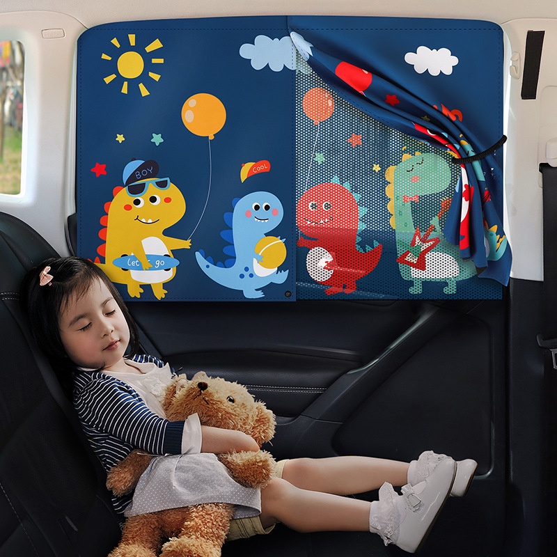 Rèm Che Nắng Cách Nhiệt Có Thể Thu Gọn Cho Cửa Sổ Xe Hơi