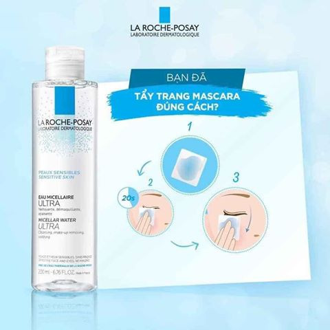 [Chính hãng] Nước tẩy trang La Roche-Posay Eau Micellaire Ultra Peaux Sensibles - 400ml