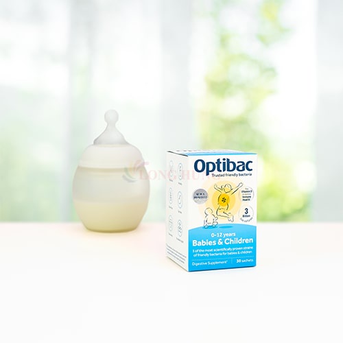 Men vi sinh dành cho trẻ em OptiBac Probiotics For Babies & Children hỗ trợ cân bằng vi sinh cho bé