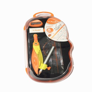 [Xả kho - YP] Bộ dụng cụ toán học 9 món cao cấp SCHOLAR | Y.Plus MS190100, MS190200