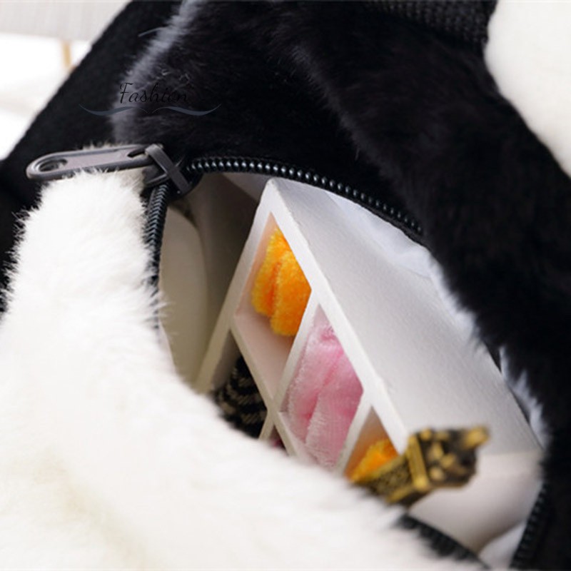 Ba lô hình gấu trúc nhồi bông xinh xắn dành cho các bé