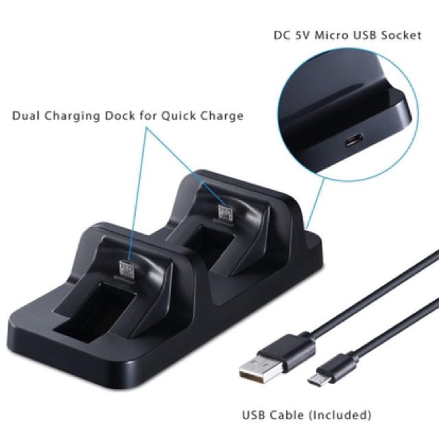 dock sạc tay cầm ps4 mẫu số 1