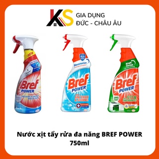Nước xịt tẩy rửa đa năng bref power 750ml nhập khẩu chính hãng