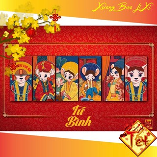 [Bán Lẻ Giá Sỉ] 01 Bao Lì Xì Tết 2020 Siêu Đẹp Chọn Ngẫu Nhiên Từ 60 Mẫu