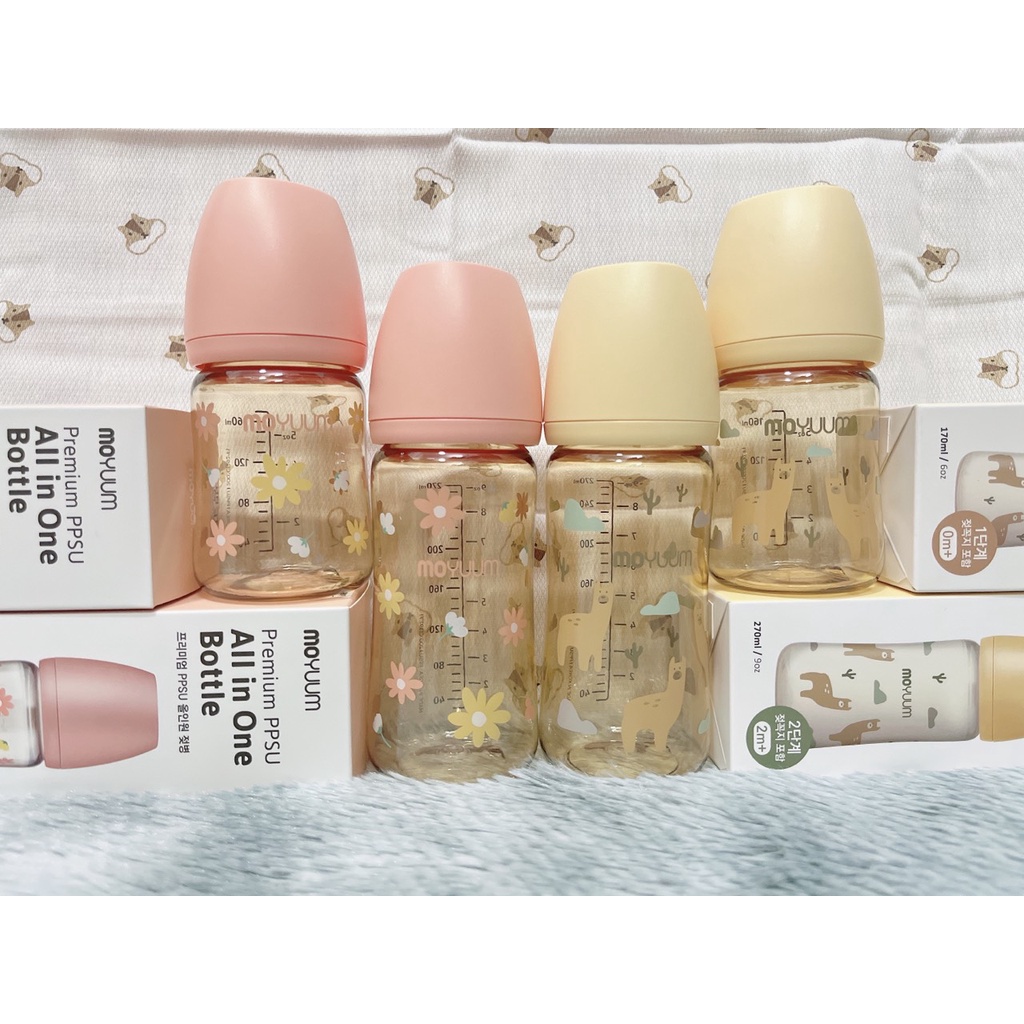 Bình sữa Moyuum Lạc Đà phiên bản mới 2022 - Llama Edition Size size 170ml/ 270ml
