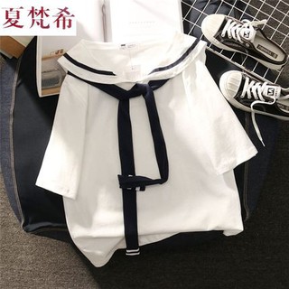 (SẴN) Áo thun cổ thủy thủ