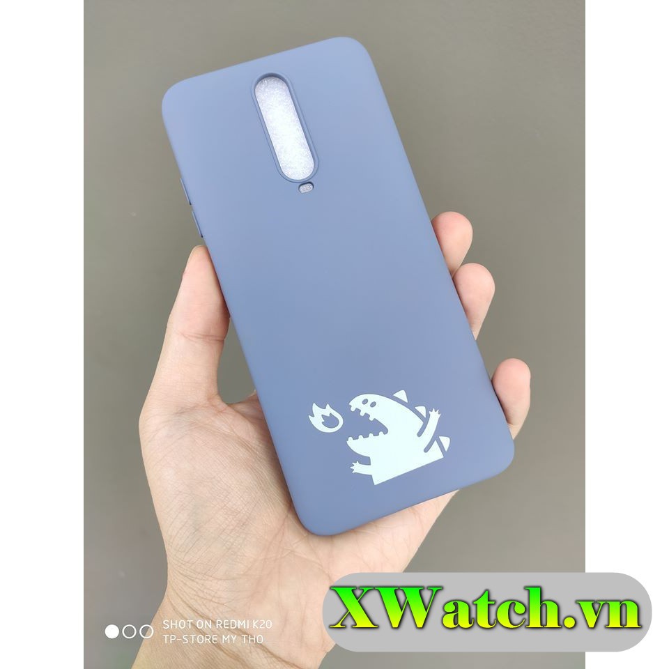 Ốp chống bẩn cao cấp logo khủng long cho Xiaomi  K40/K40 pro / F3 Redmi K30 / K30 pro / k30 ultra / K20 / k20 pro