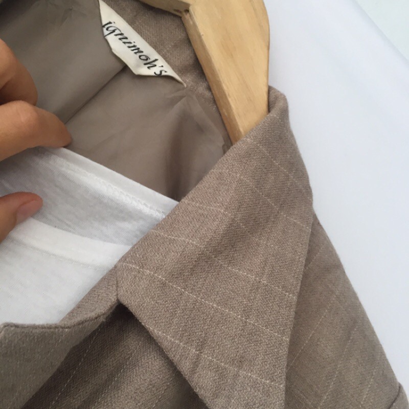 Blazer sọc IGNIMOH Japan phong cách