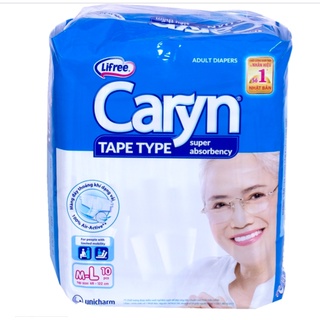 Tã Bỉm Dán/Quần Người Lớn Caryn Size ML(L) - 5 Miếng/10 Miếng
