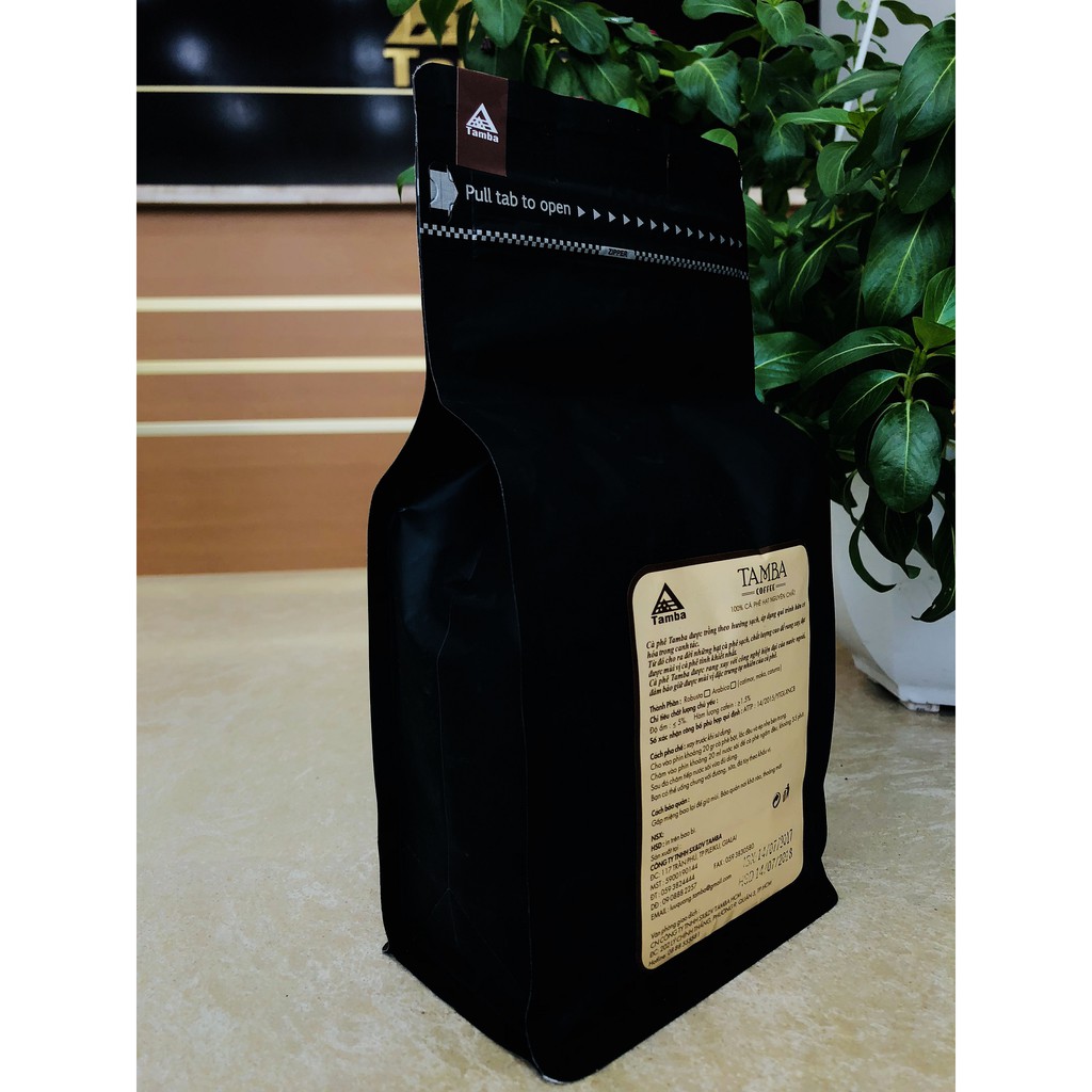 Cà phê hạt Robusta R1 nguyên chất 100% - Dark Roast - Tamba Coffee