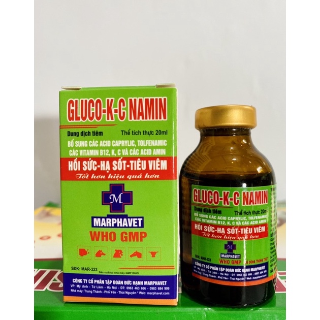 {Chính Hãng} Glucokc Namin(20ml) dùng trong thú- y