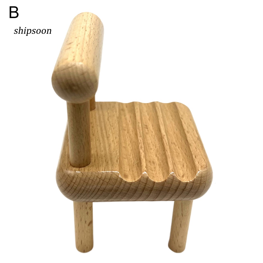 Sn Giá Đỡ Điện Thoại Bằng Gỗ Sồi Hình Ghế Lười Có Thể Tái Sử Dụng Để Bàn Trang Trí Văn Phòng