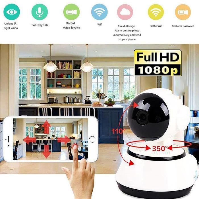 Mua camera ip wifi v380, Camera Wifi IP V380 Thông Minh, Ghi Âm, Quay Hình Rõ Nét Qua Màn Ảnh Nhỏ,  Hồng Ngoại Nhìn Đêm