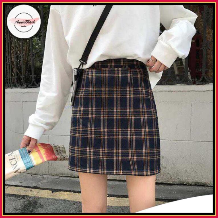 [Mã  ANUI20 hoàn 20k xu đơn 0đ] Chân Váy Chữ A Kẻ Caro 🦋 Chân Váy Nữ Dáng Ngắn Kẻ Ô 2 Màu 🦋 AB | BigBuy360 - bigbuy360.vn