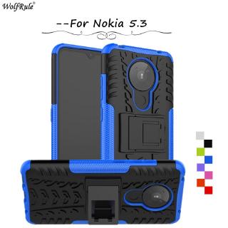 Ốp Điện Thoại Cao Su Kiểu Áo Giáp Cho Nokia 5.3