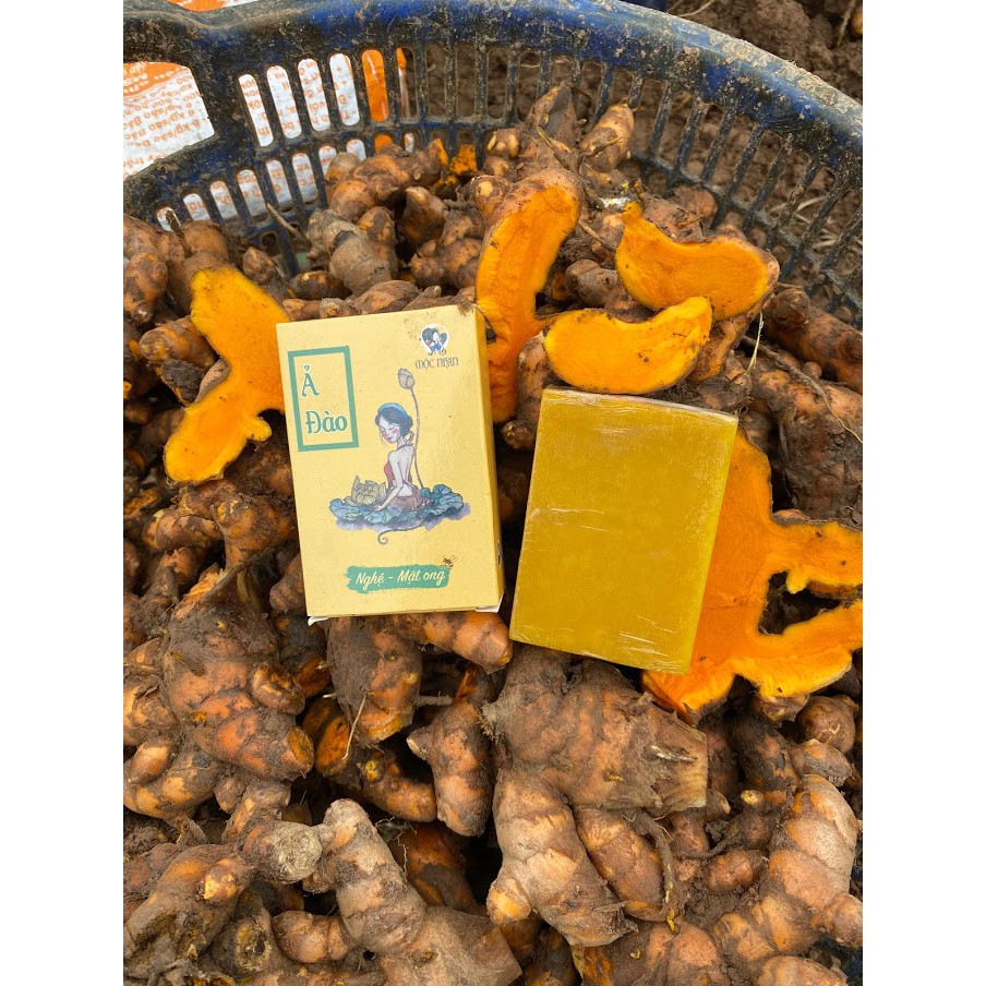 [FreeShip + Tặng Quà] Xà Bông Nghệ/Soap Mướp Đắng Tràm Trà Ả Đào 100g - Mộc Nhan Natural | BigBuy360 - bigbuy360.vn