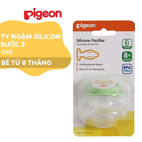 Ty ngậm silicone Pigeon bước 3  - Hươu cao cổ
