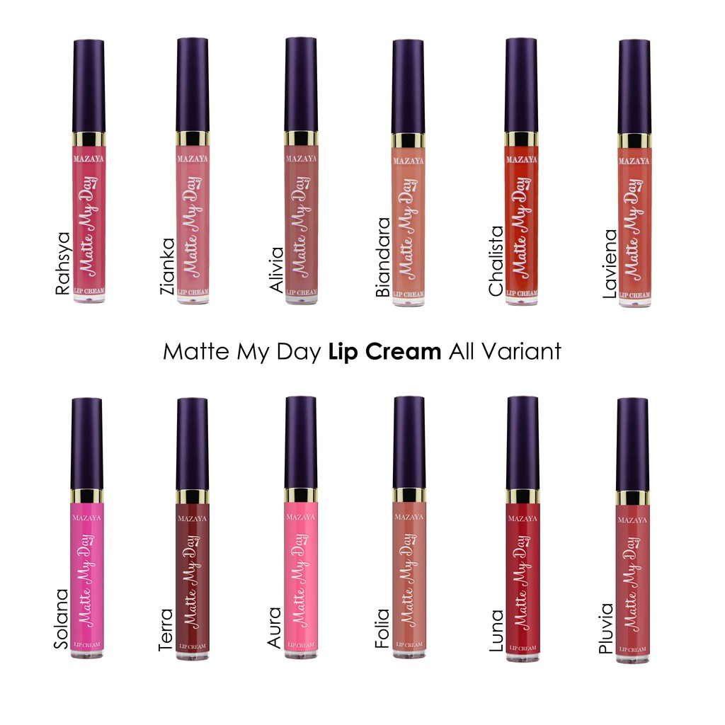 (hàng Mới Về) Son Kem Lì Mazaya My Day 7ml | BigBuy360 - bigbuy360.vn