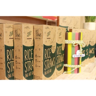 Combo 2 hộp Ống hút Gạo organic