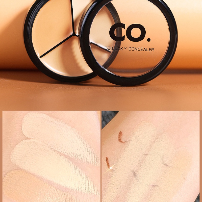 Kem che khuyết điểm 3 màu sắc tùy chọn che phủ mụn và quầng thâm hiệu quả