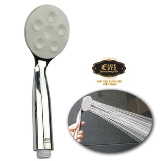 Tay sen siêu tăng áp nhựa abs mạ chrome eurolife el-h115 - chỉ có tay sen