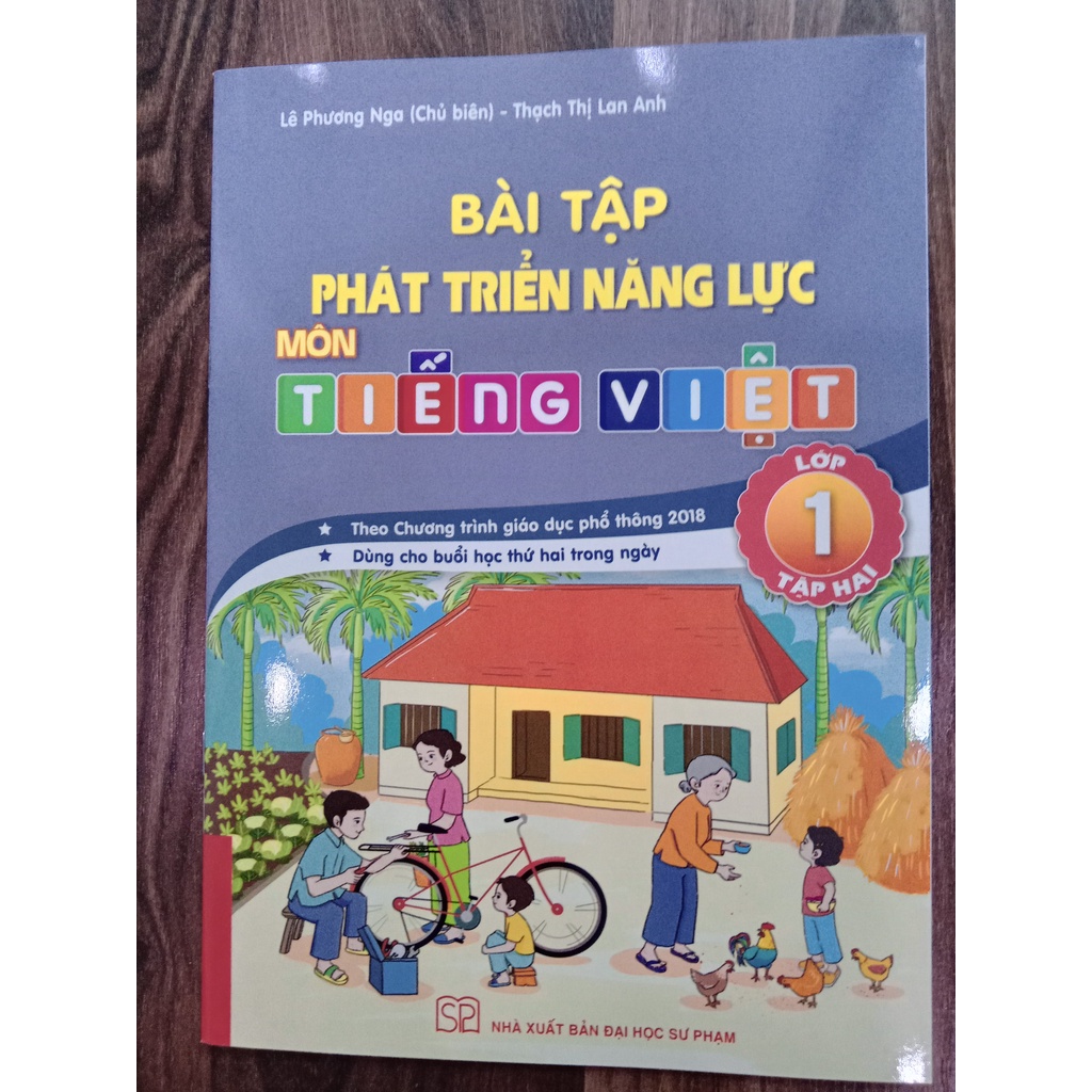 Sách - Bài tập phát triển năng lực môn tiếng việt lớp 1 (tập 2)