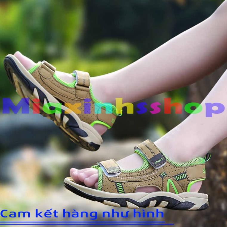 Sandal bé trai sandal trẻ em hàng cao cấp dép quai hậu xuất khẩu châu Âu