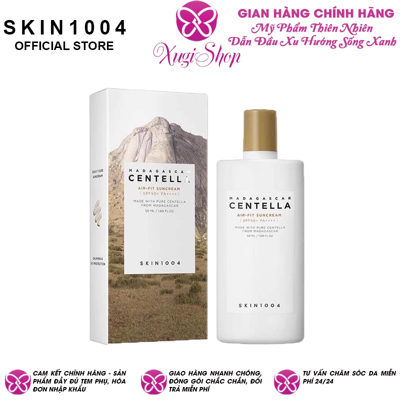 Kem chống nắng Skin 1004 Madagascar Centella Air-fit Suncream Plus SPF50+ PA++++ 50ml