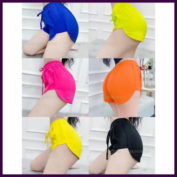 Quần short viền thể thao nữ - freesize dưới 55kg - hình thật full bảng màu - Mylinhshop
