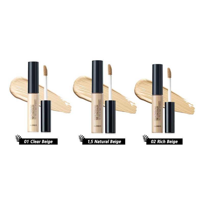 Che Khuyết Điểm The Saem Cover Perfection TIP Concealer  6.5g Thesaem Tone 1 - 1.5 -2 | daothinhuquynh