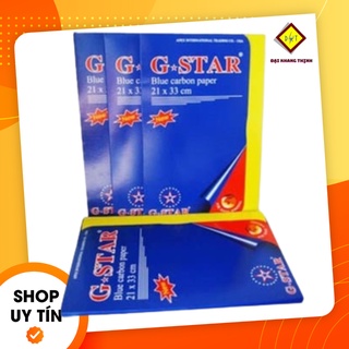 Giấy than Gstar loại 1 A4 Giấy cabon A4 viết in qua giấy 100tờ/xấp ĐỘ SẮC NÉT CAO