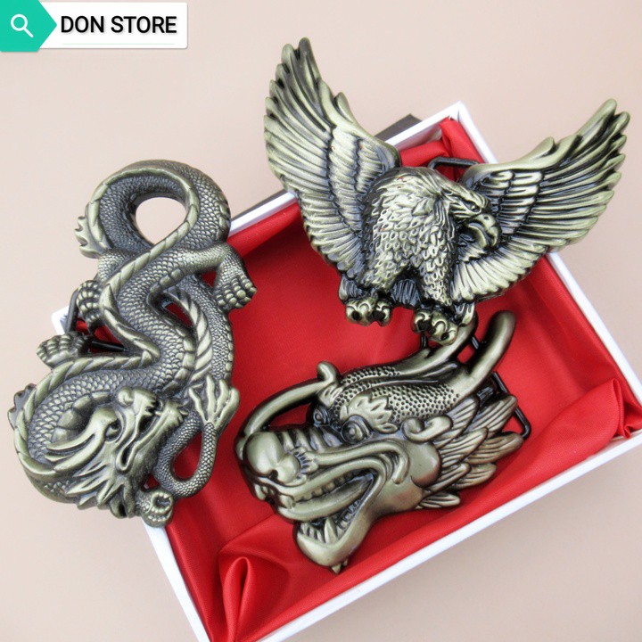 [HOT]Đầu Khóa Thắt Lưng Phong Cách Phú Lê Khá Bảnh Chất Liệu Hợp Kim Dày Dặn (Cho dây rộng 3.4-3.8cm)