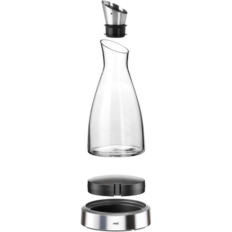 Bình giữ lạnh thủy tinh EMSA 505219 1L thân phình tròn [nhập Đức chính hãng]