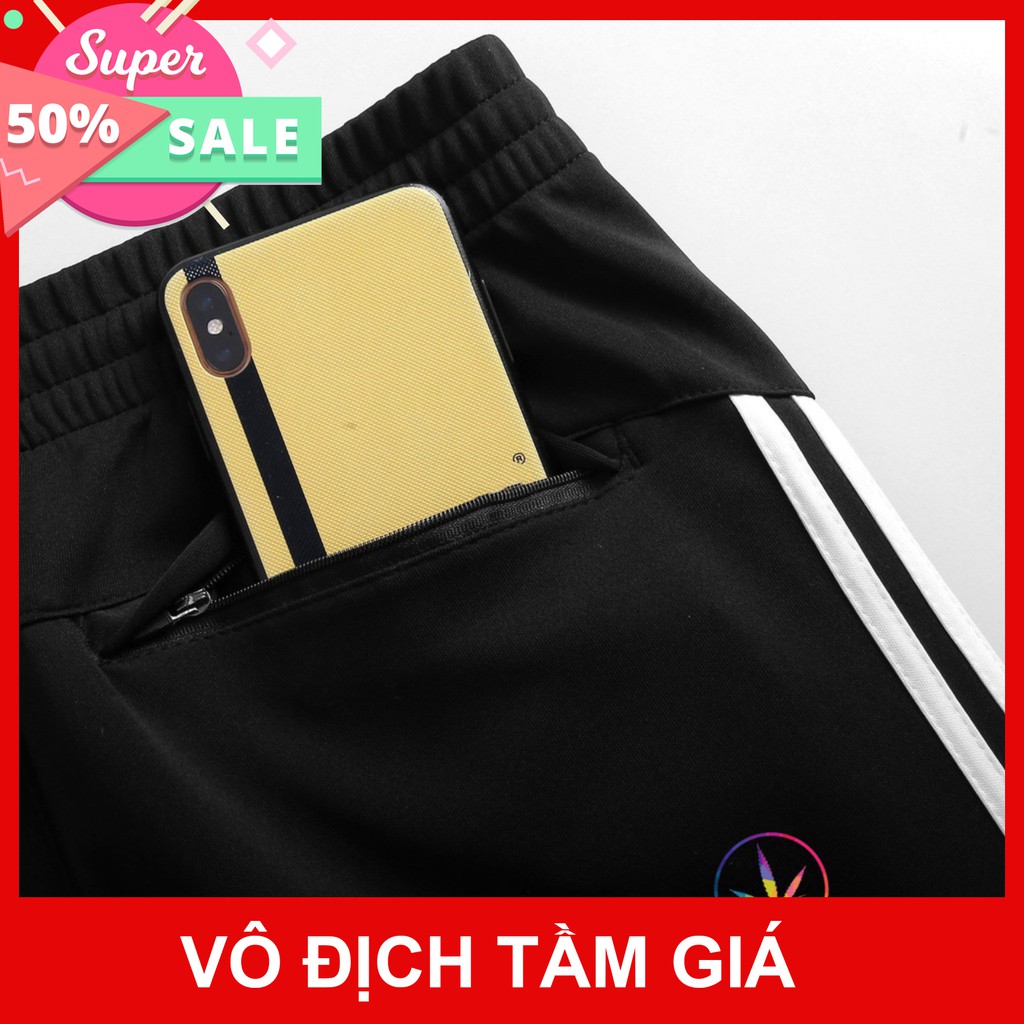 [Hàng Đẹp - FreeShip] Quần Thể Thao Jogger VNXK 3 Sọc Nam Có 5 Màu Ống Chun Chất Liệu Nỉ Da Cá Đẹp -Bảo Hành Lỗi 1 Đổi 1 | BigBuy360 - bigbuy360.vn