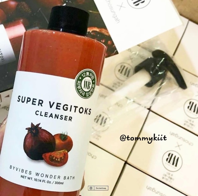🥑🍒Sữa rửa mặt rau củ Super Vegitok Cleanser