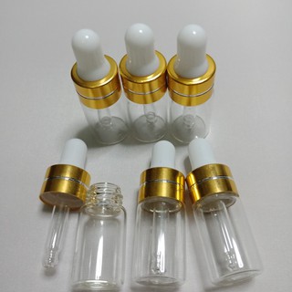 Bộ 20 chai chiết nước hoa thủy tinh trong suốt 3ml - Chai serum 3ml