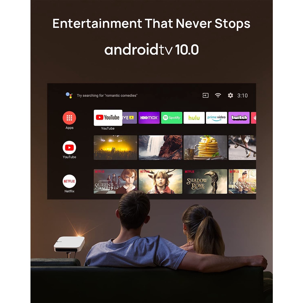Máy chiếu thông minh XGIMI Elfin  | FHD | 800 Lument | Android TV10 | Chính hãng BH 12 tháng