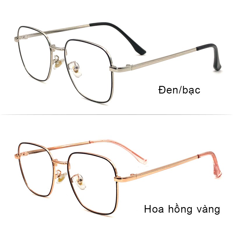 LUSEEN Kính Chống Bức Xạ Chống Tia Xanh Gọng Kim Loại Dành Cho Nam Và Nữ AG8806