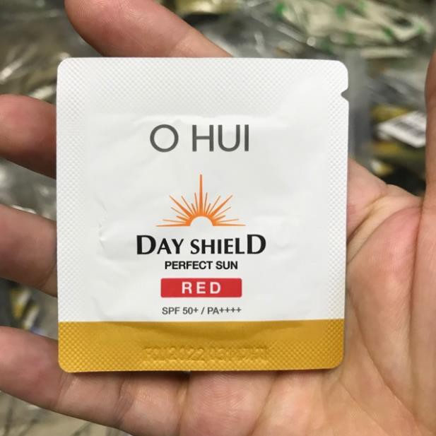 Combo 10 gói Kem chống nắng Ohui Day Shield Perfect Sun Red