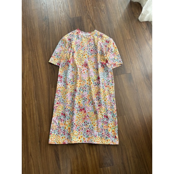 Váy thun dáng suông hoa nhí.Hình thật shop chụp