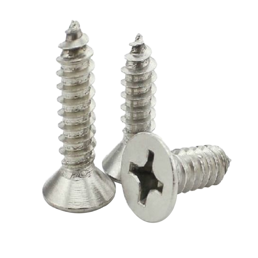 Bộ 10 ốc vít dàn áo xe máy INOX 304 (m5x20-VX2 Xoắn)