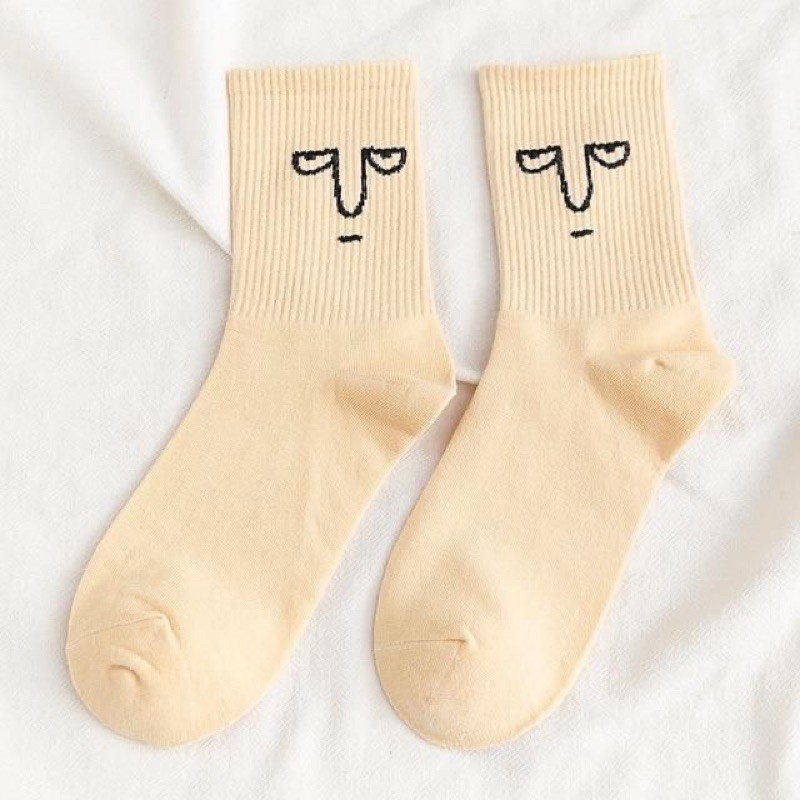 Vớ FACE SOCKS dễ thương, đầy đủ màu sắc